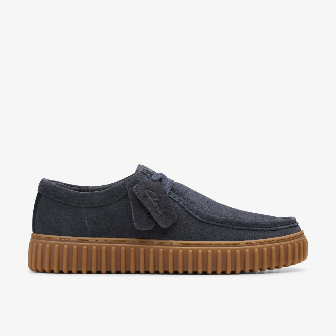 Torhill Lo Navy Suede Clarks Men