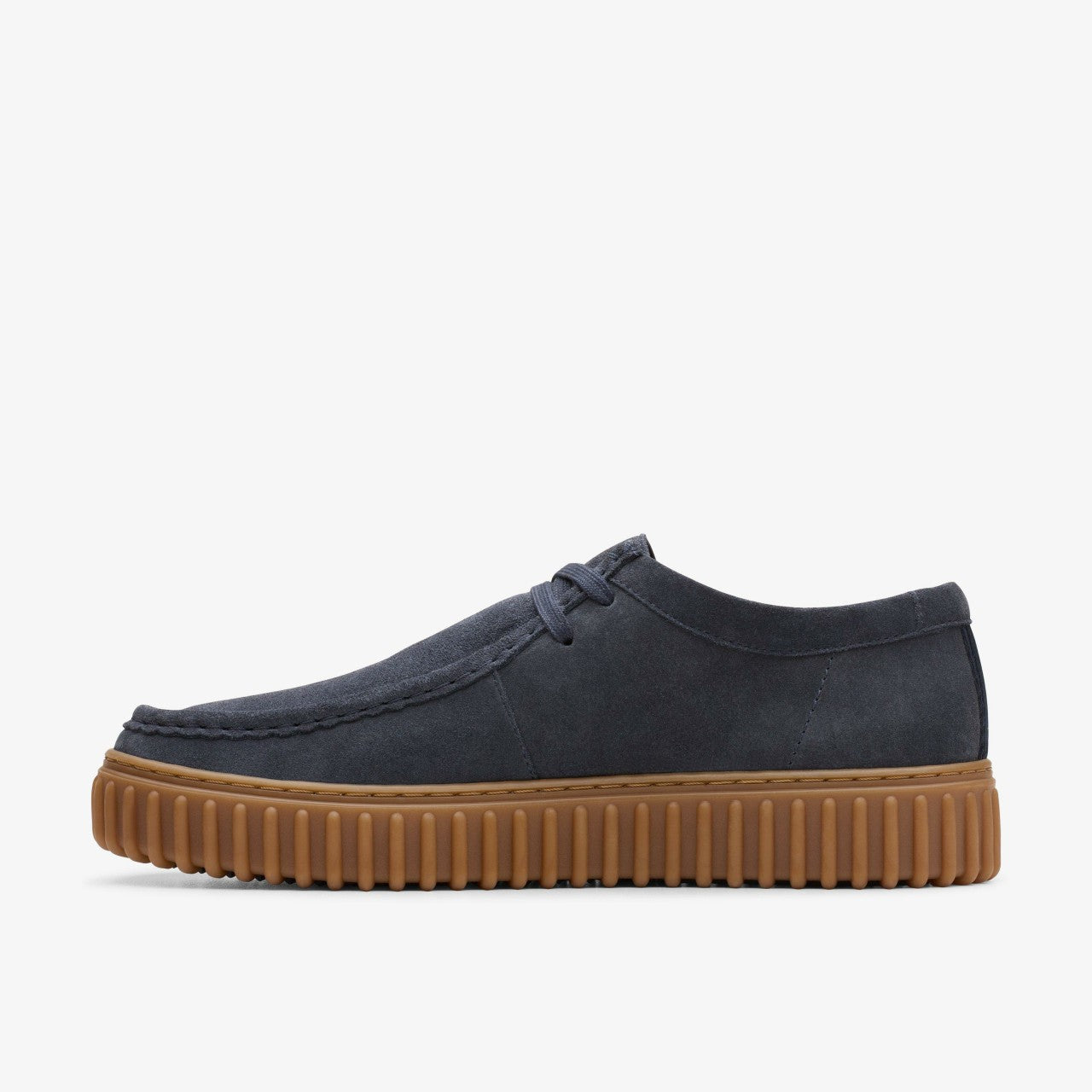 Torhill Lo Navy Suede Clarks Men