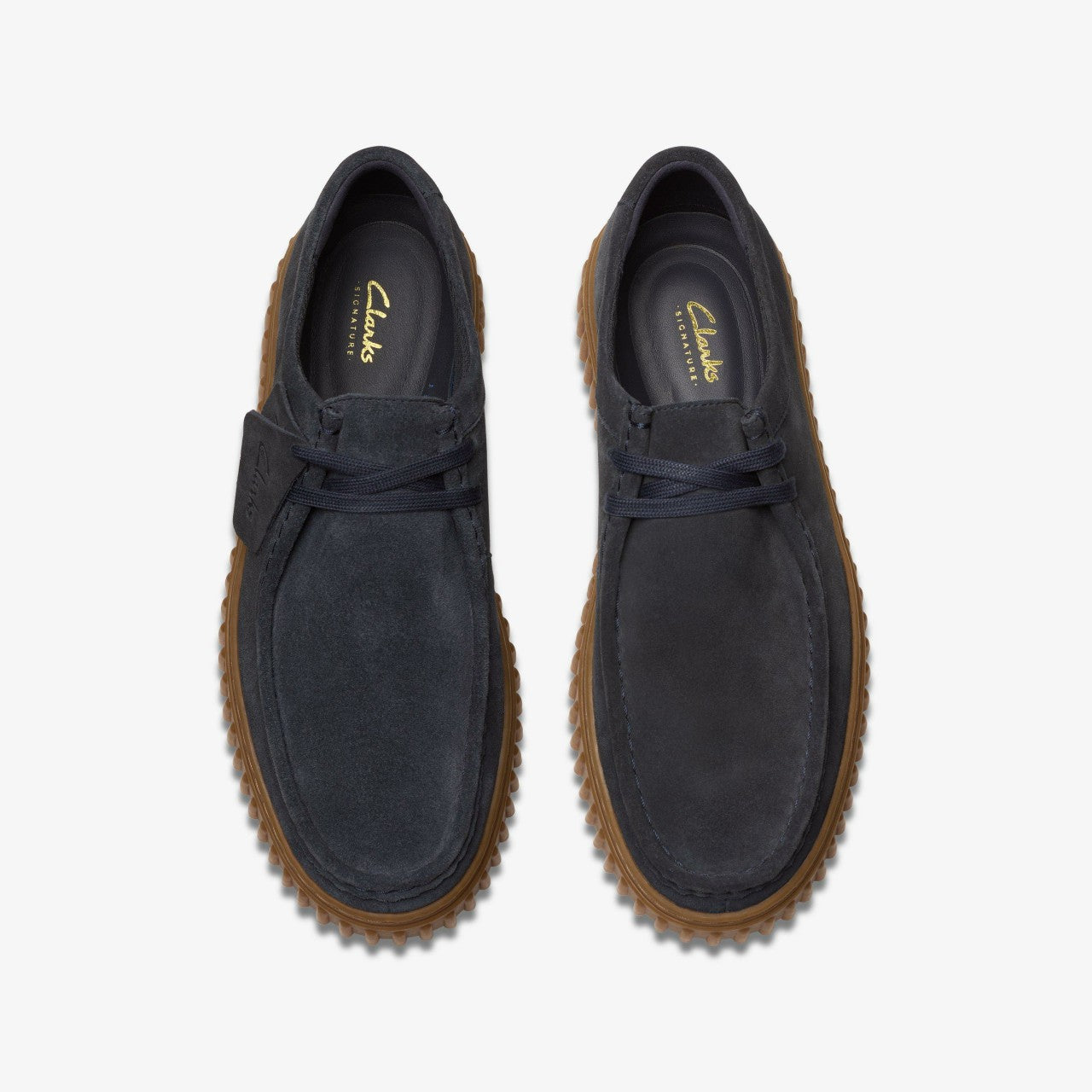 Torhill Lo Navy Suede Clarks Men