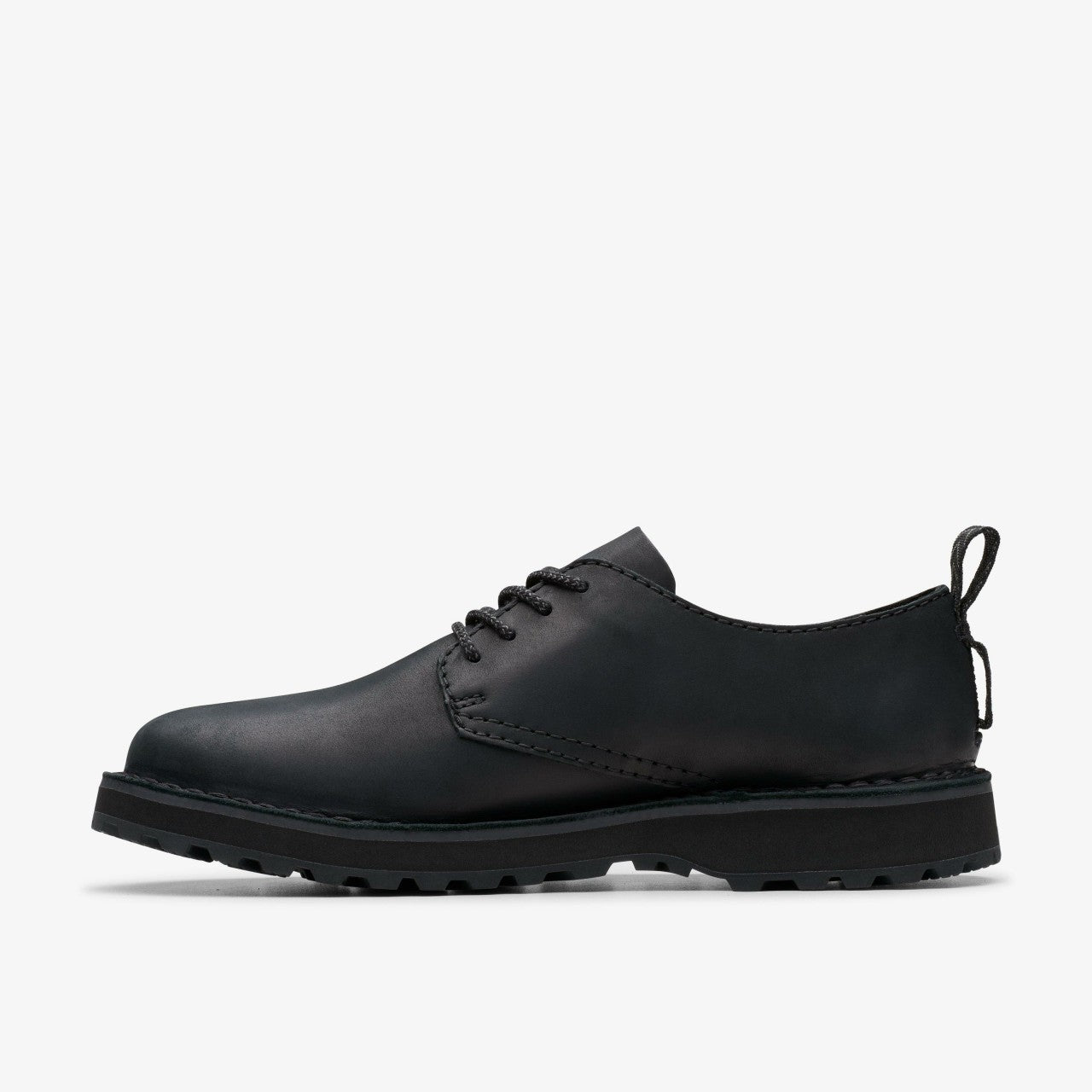 Solsbury Lace Black Leather Clarks Men