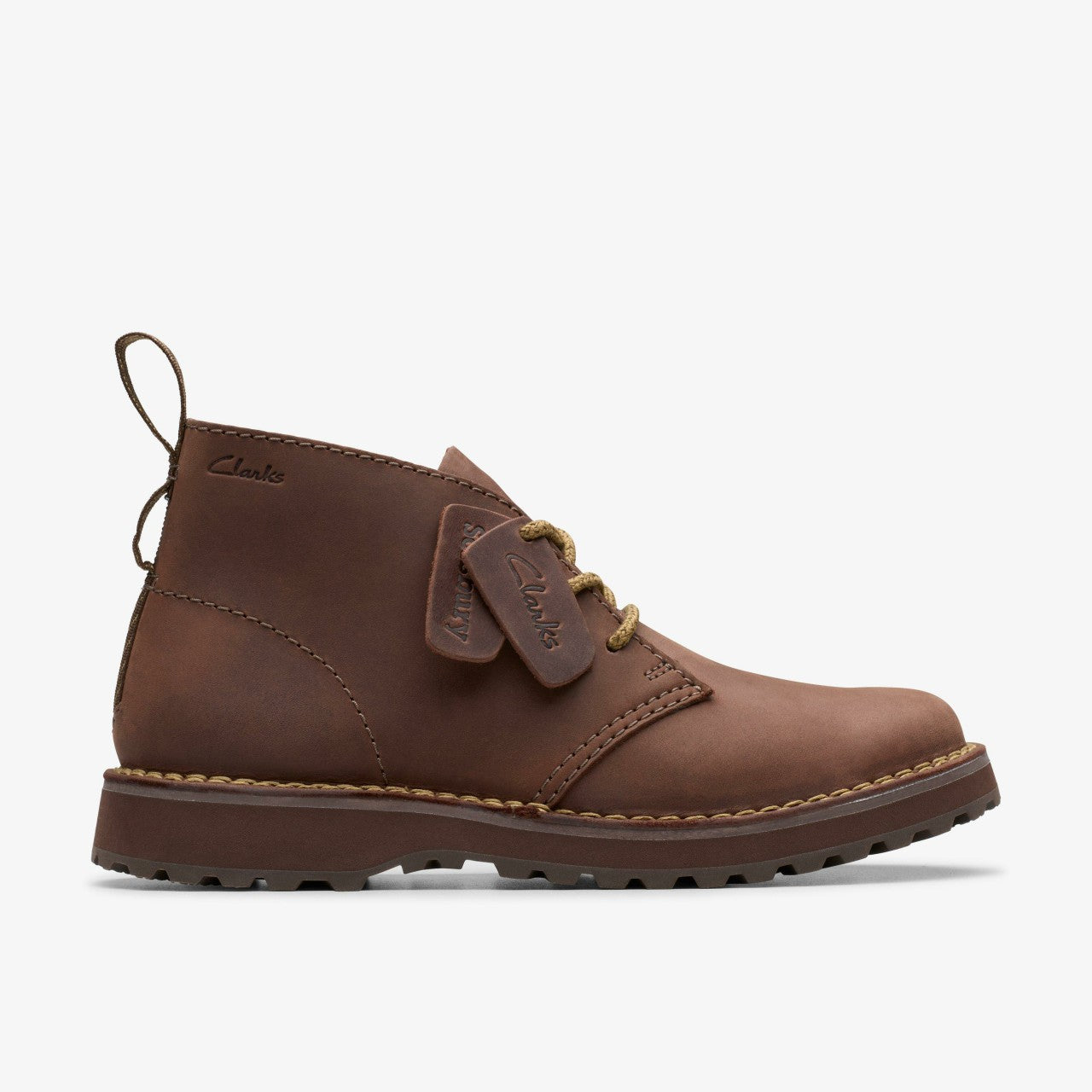 Solsbury Desert Boot Dark Brown Leather Clarks Men