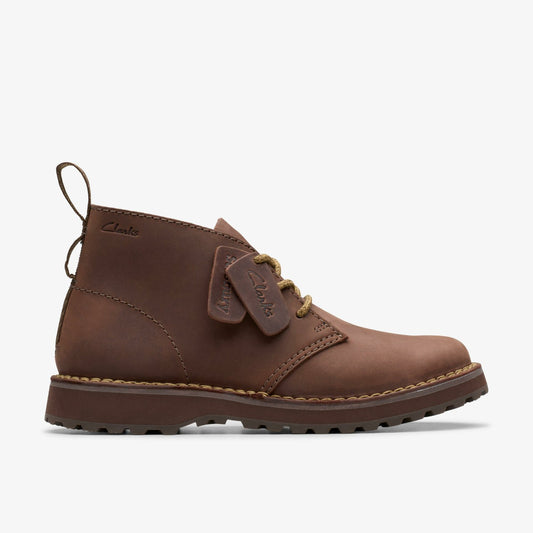 Solsbury Desert Boot Dark Brown Leather Clarks Men