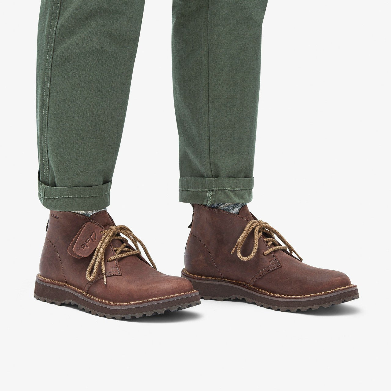 Solsbury Desert Boot Dark Brown Leather Clarks Men