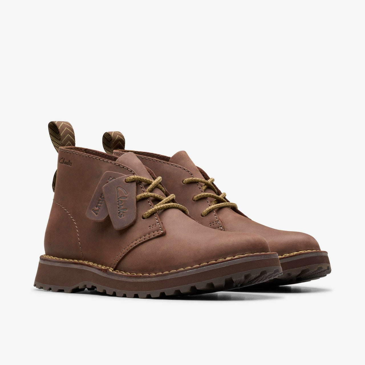 Solsbury Desert Boot Dark Brown Leather Clarks Men