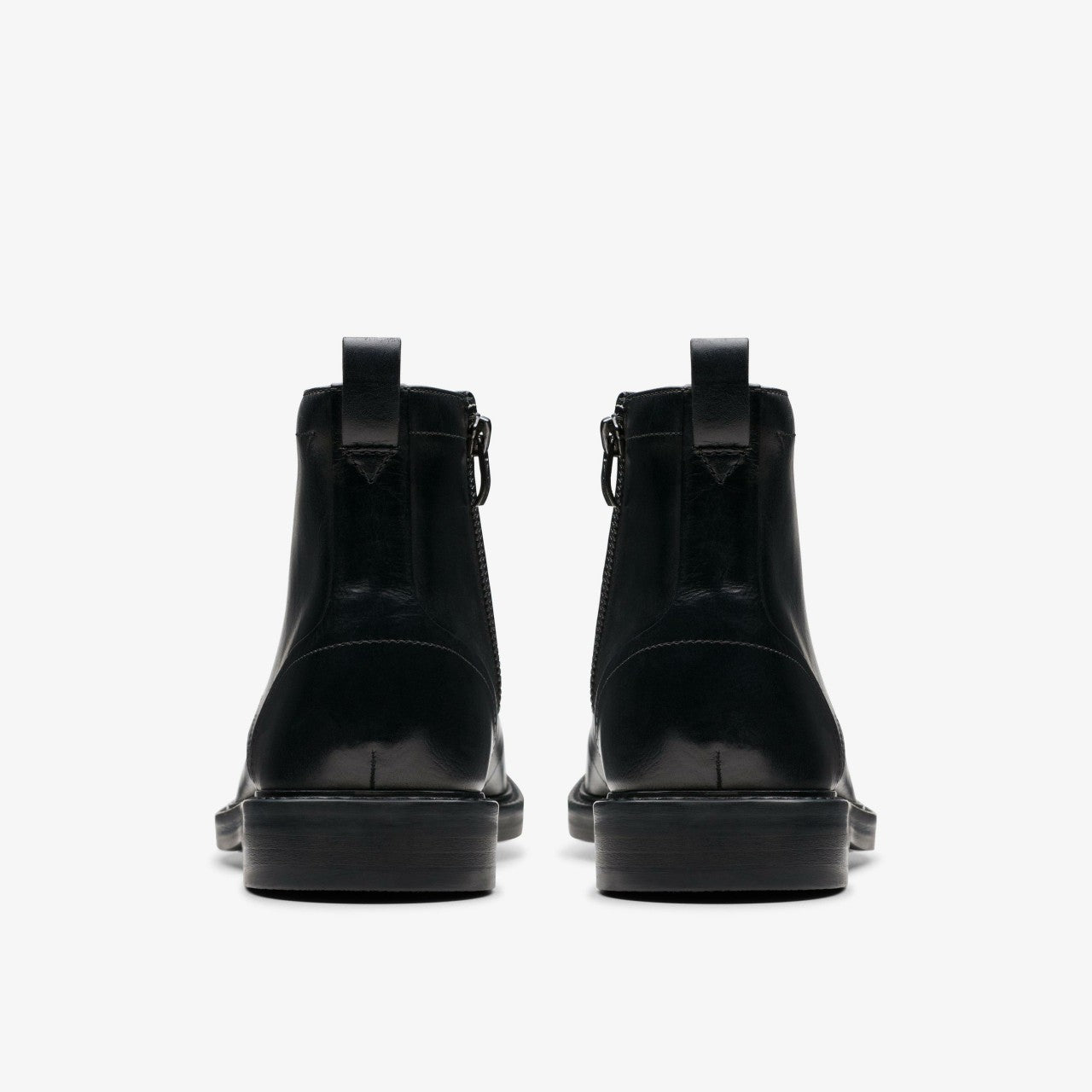Aldwin Cap Black Leather Clarks Men