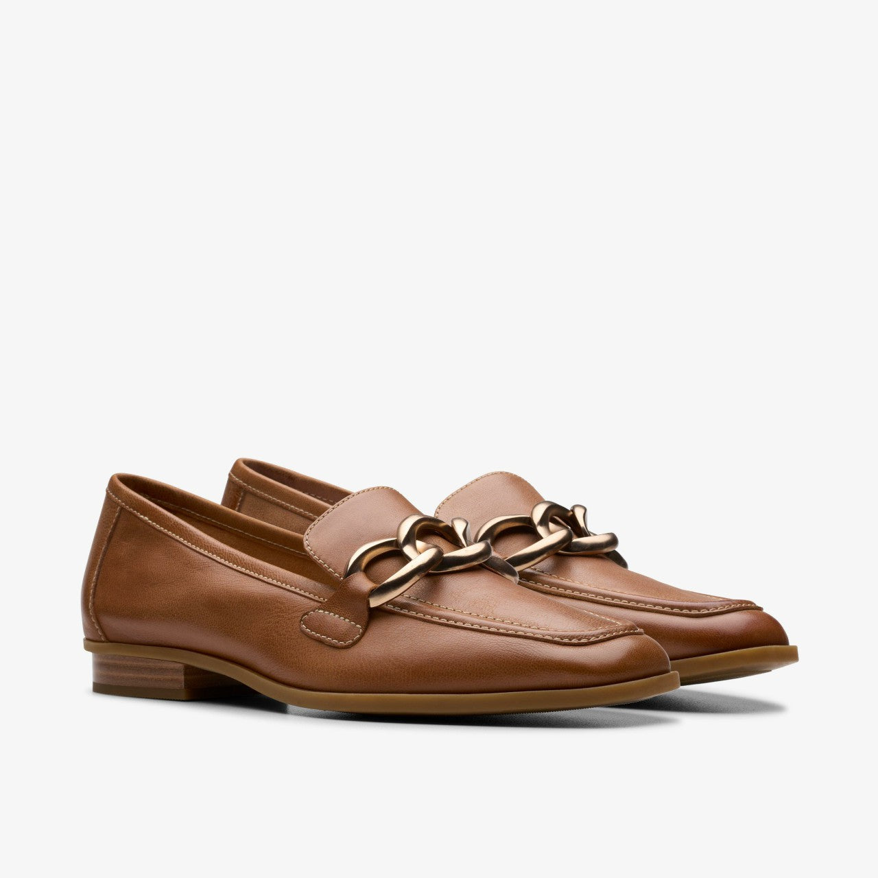 Sarafyna Iris Loafer Tan Leather Clarks Women
