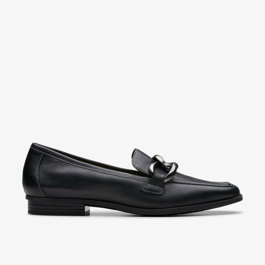 Sarafyna Iris Loafer Black Soft Clarks Women