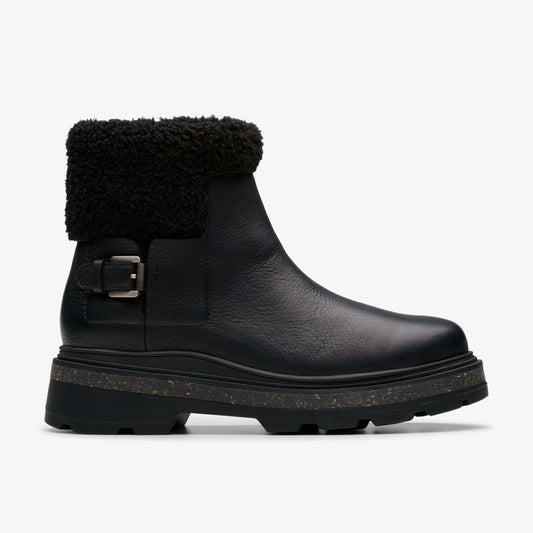 Hencroft Madi Waterproof Black Warmlined Leather Clarks Women