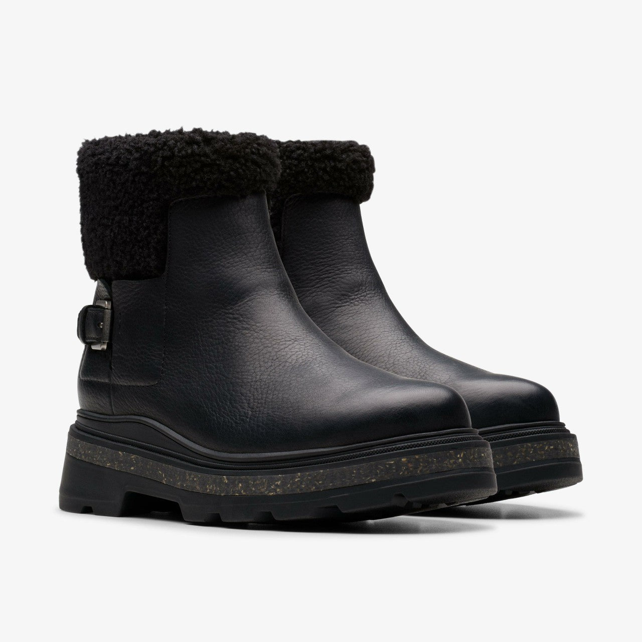 Hencroft Madi Waterproof Black Warmlined Leather Clarks Women