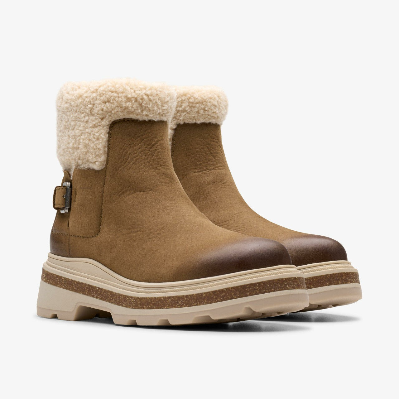 Hencroft Madi Waterproof Dark Sand Warmlined Clarks Women