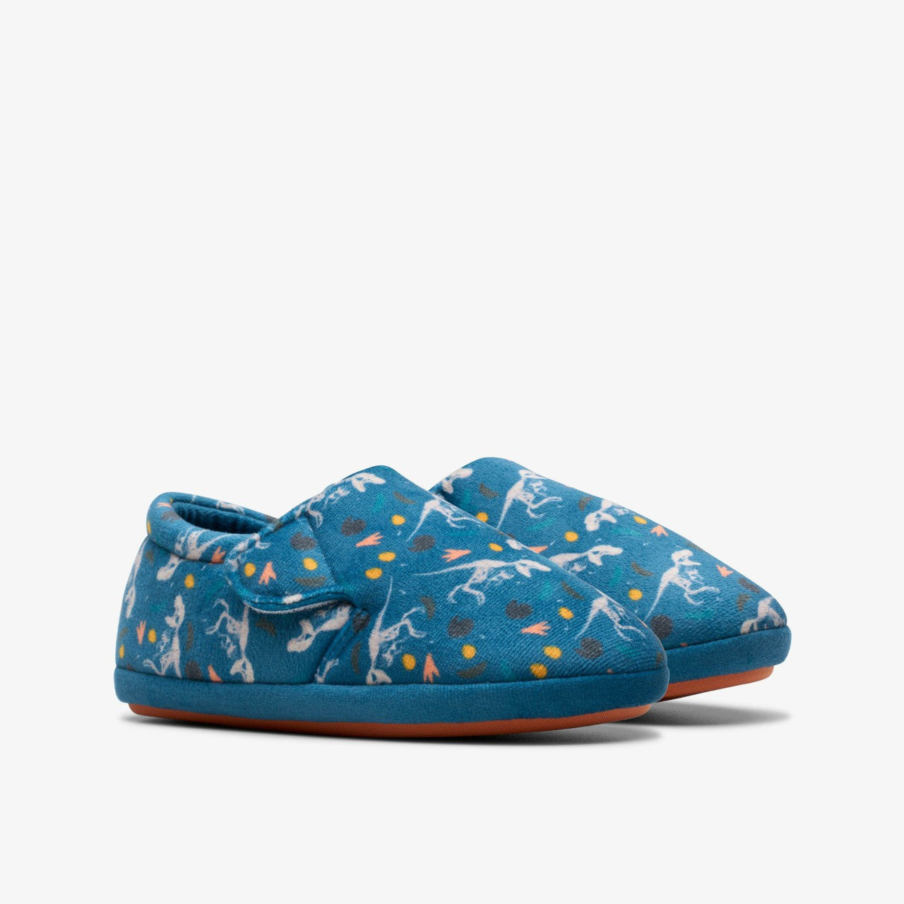 Fluffy Snug Kid Blue Print Clarks Kids