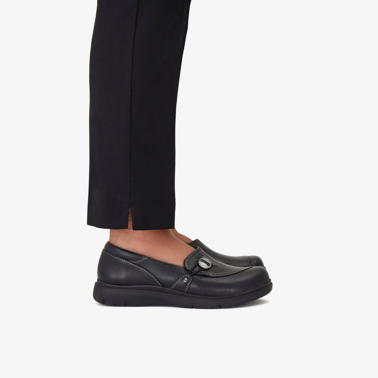 Certina Ease Black Leather Clarks Women