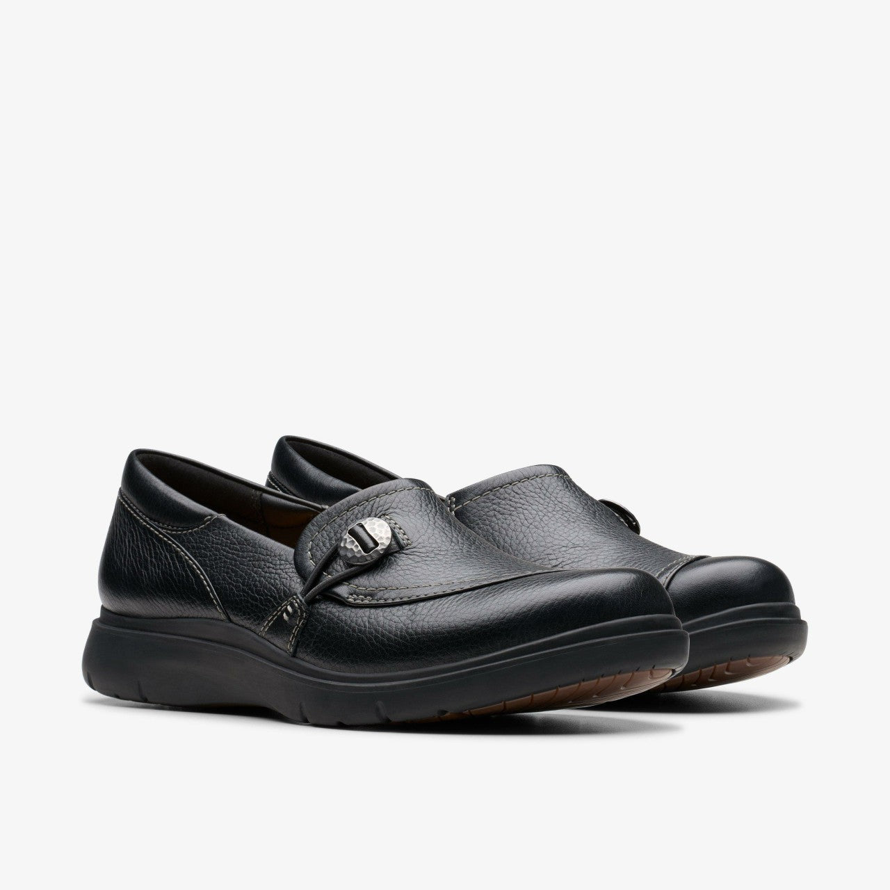 Certina Ease Black Leather Clarks Women