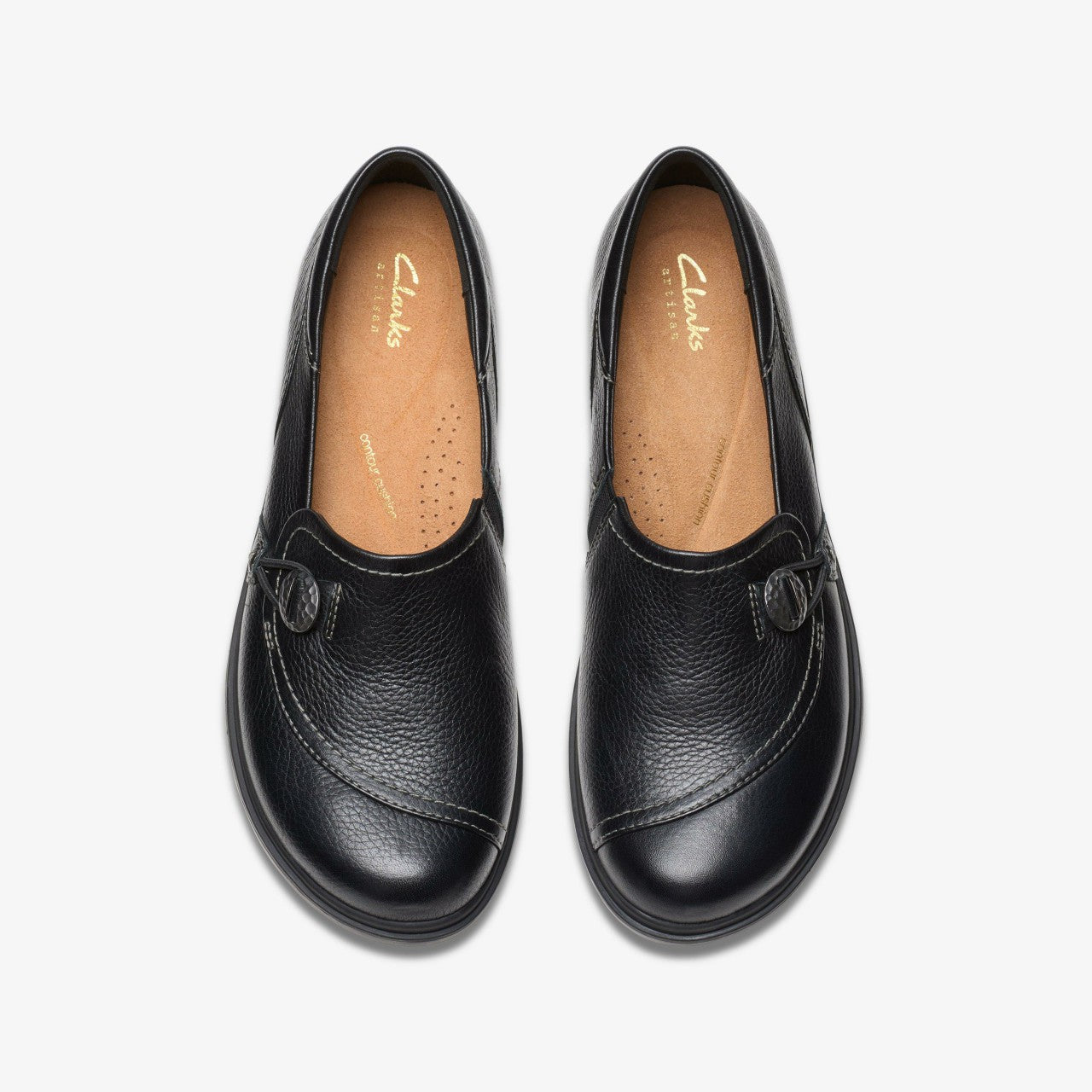 Certina Ease Black Leather Clarks Women