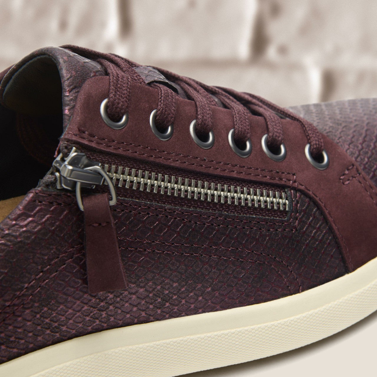 Nalle Lace Wine Interest Leather Clarks Women