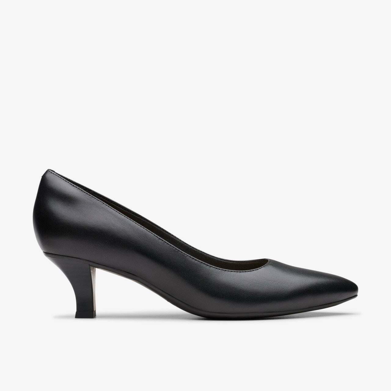 Kepley Vine Black Leather Clarks Women