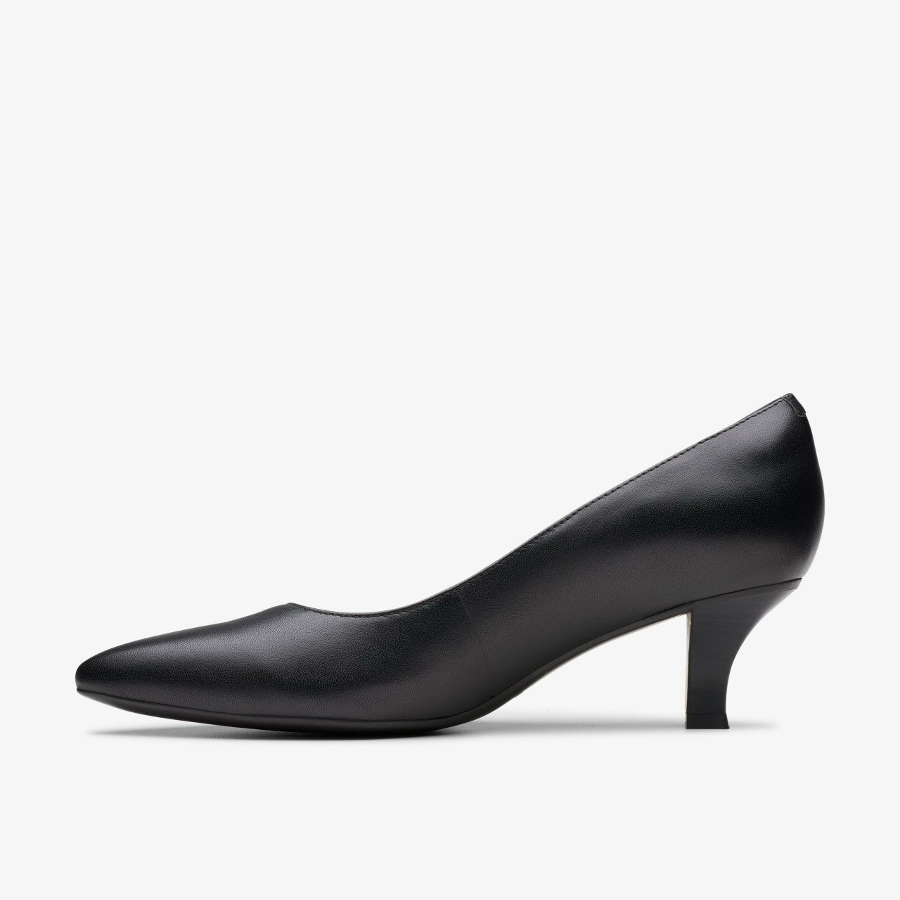 Kepley Vine Black Leather Clarks Women