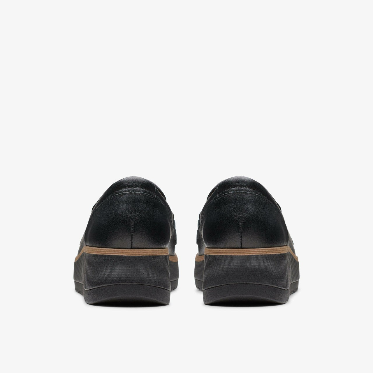 Zylah May Black Leather Clarks Women