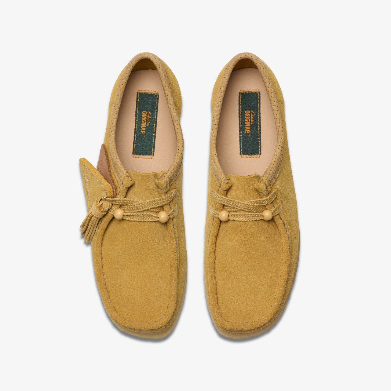 Wallabee Golden Tan Suede Clarks Women
