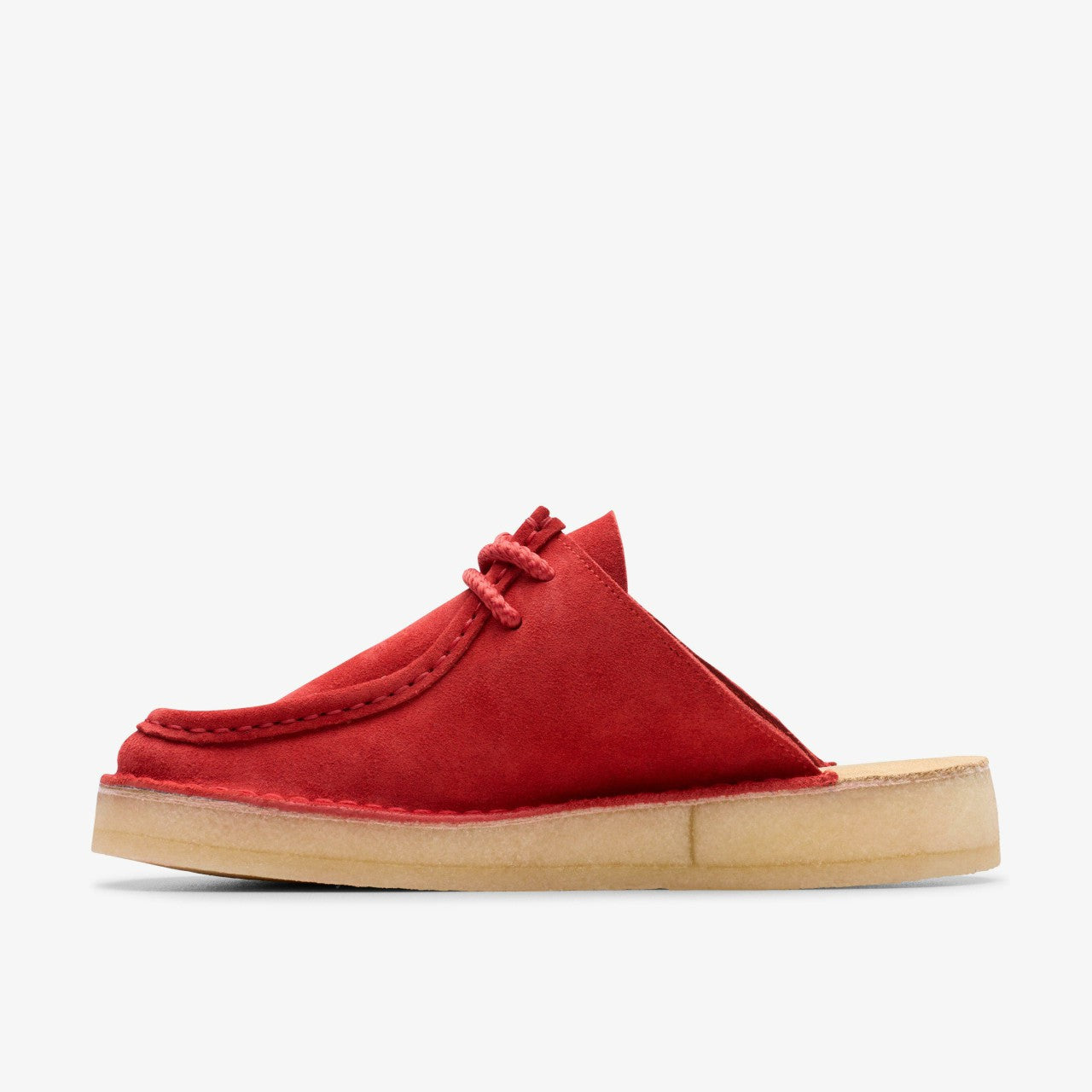 Desert Nomad Mule Red Suede Clarks Women