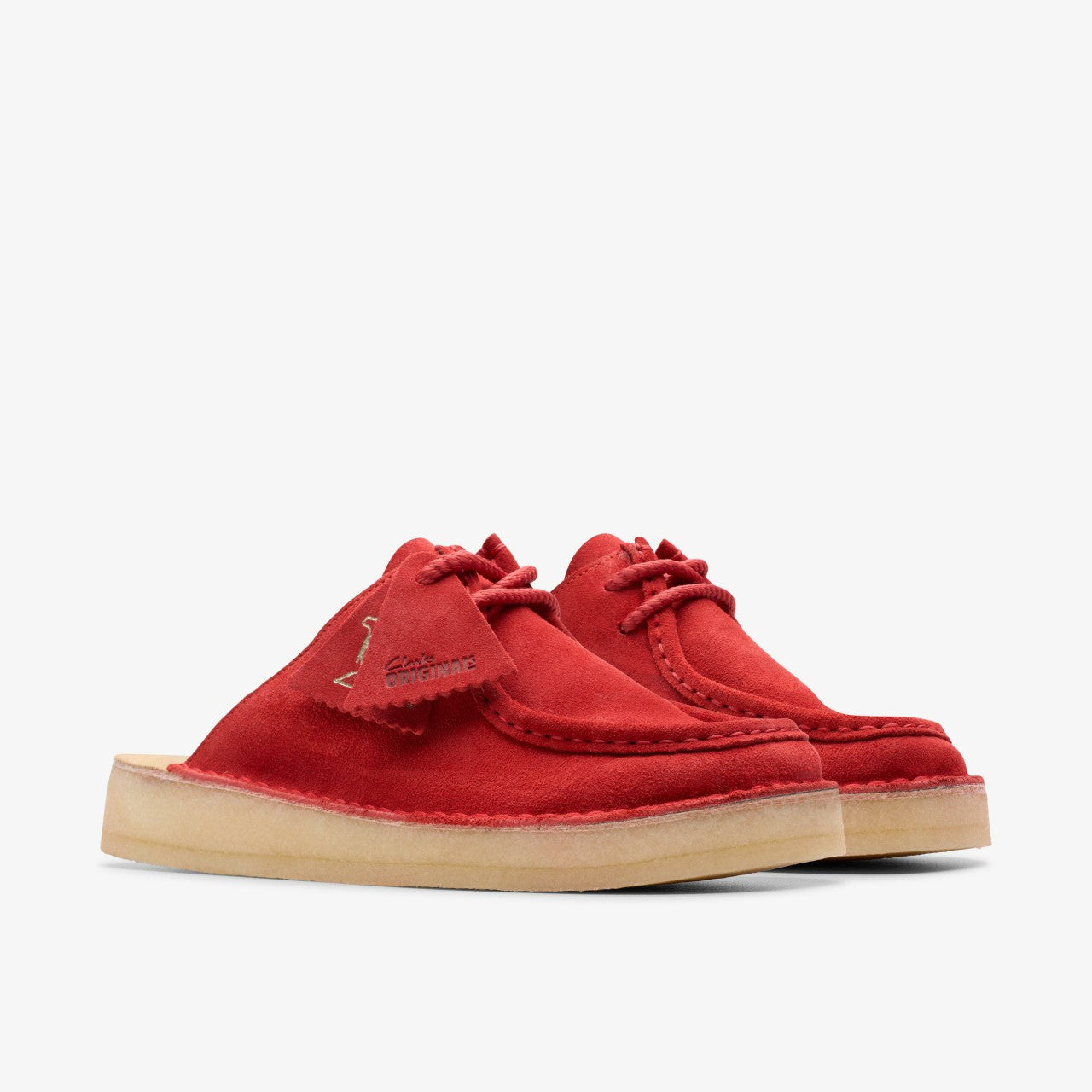 Desert Nomad Mule Red Suede Clarks Women