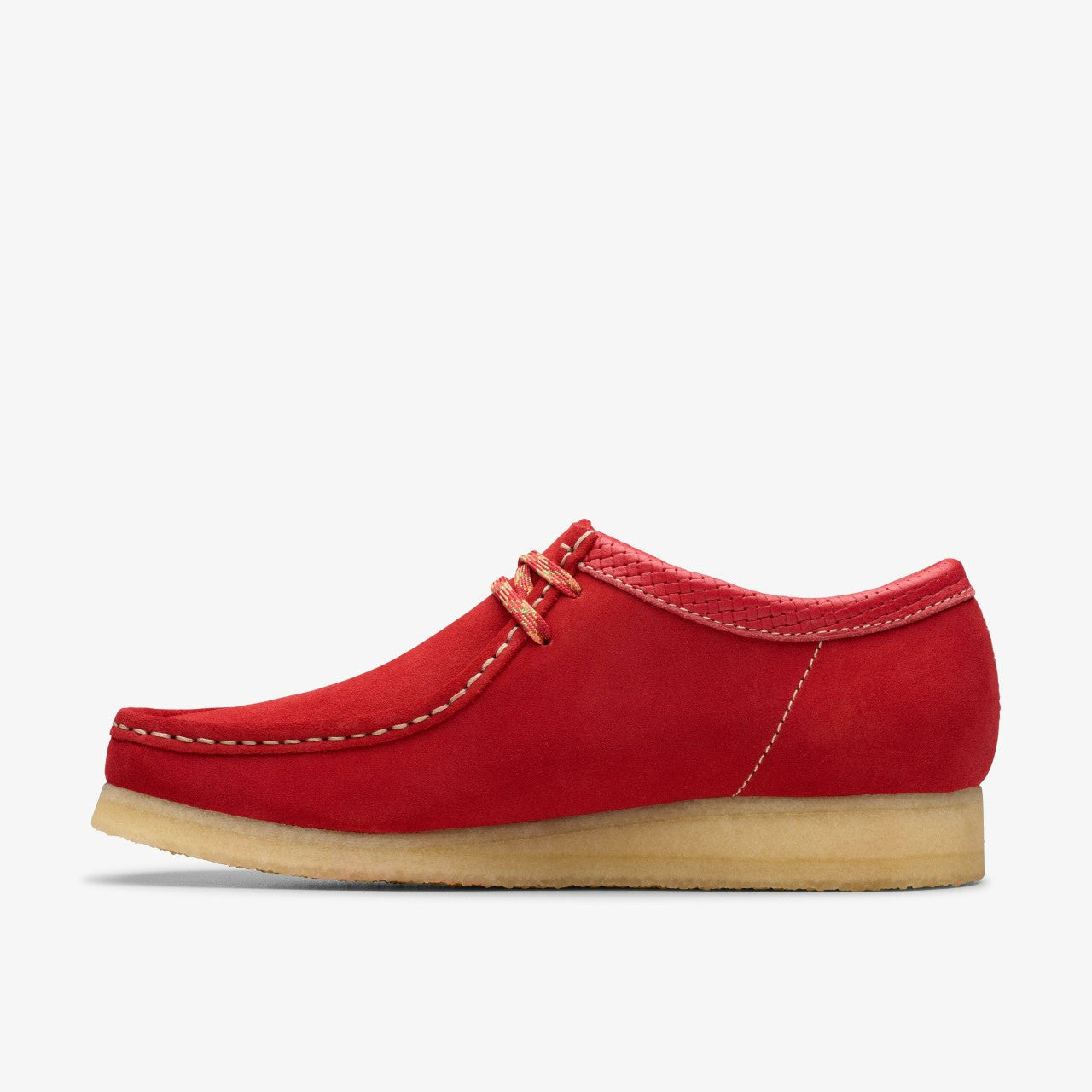Wallabee Red Suede Clarks Men