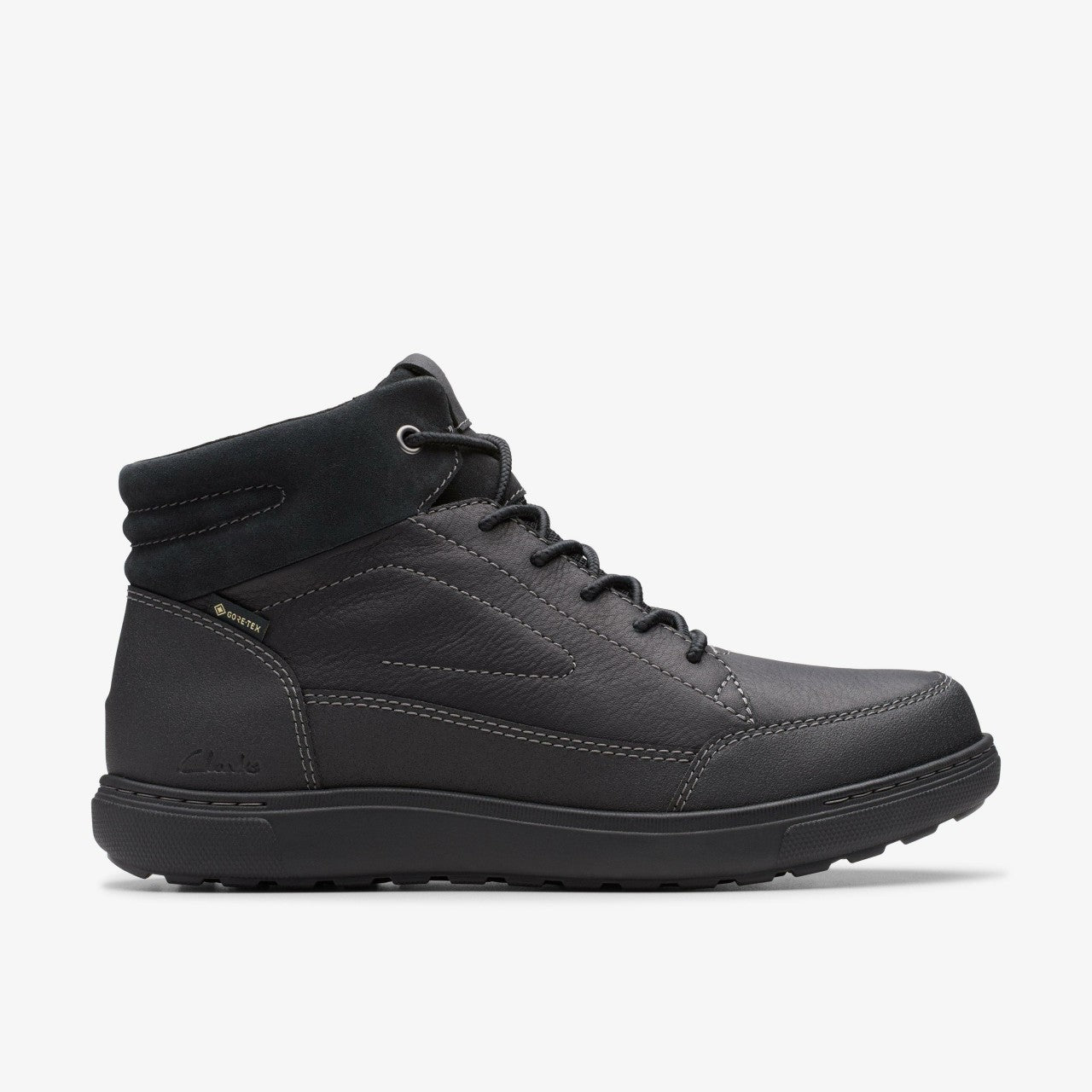 Mapstone Hi GORE-TEX Black Warmlined Leather Clarks Men