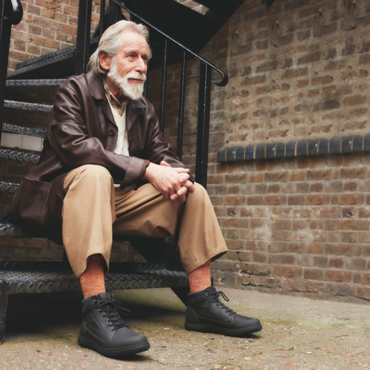 Mapstone Hi GORE-TEX Black Warmlined Leather Clarks Men