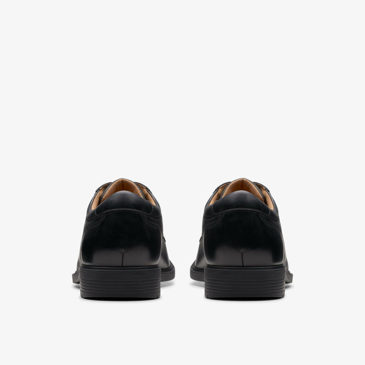 Eldredge Plain Black Leather Clarks Men