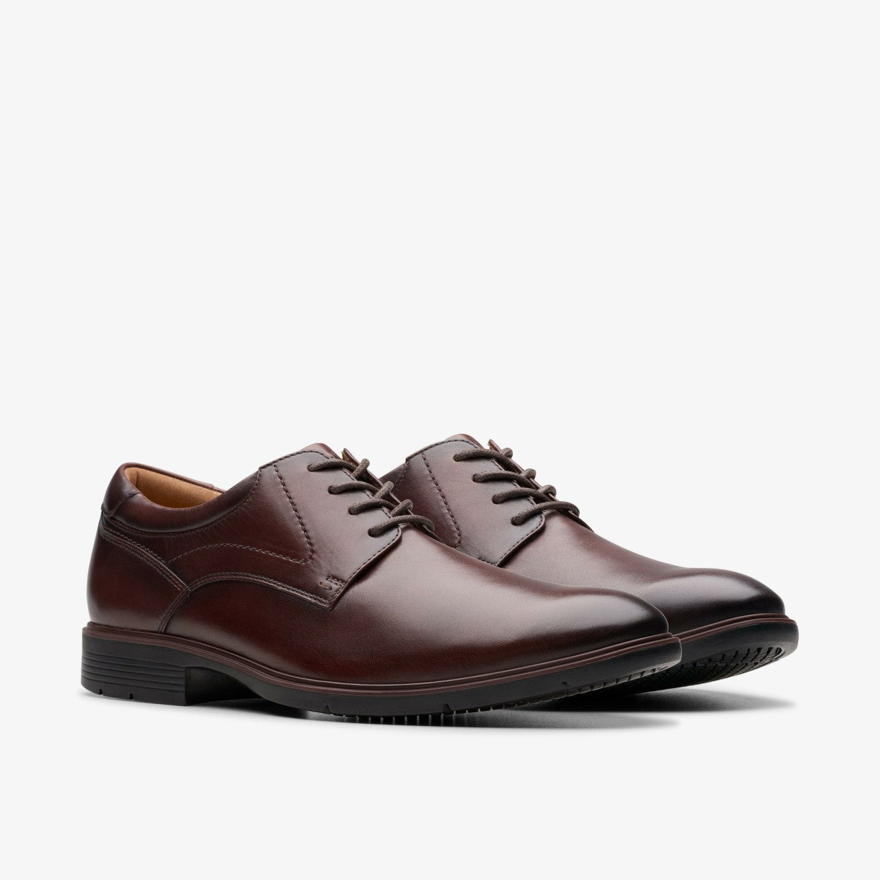 Eldredge Plain Dark Brown Leather Clarks Men