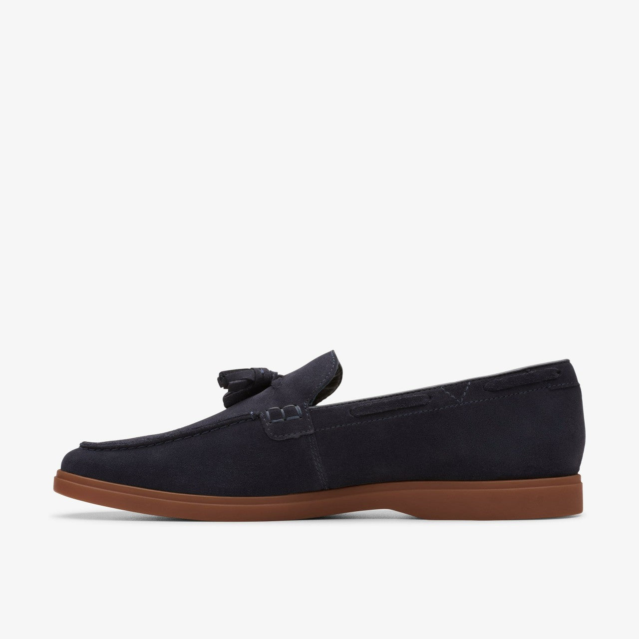 Torford Tassel Navy Suede Clarks Men
