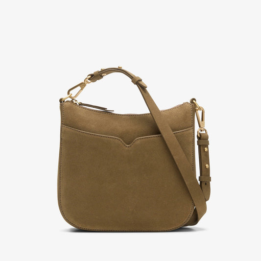 Topsham Willow Dark Sand Suede Clarks Women