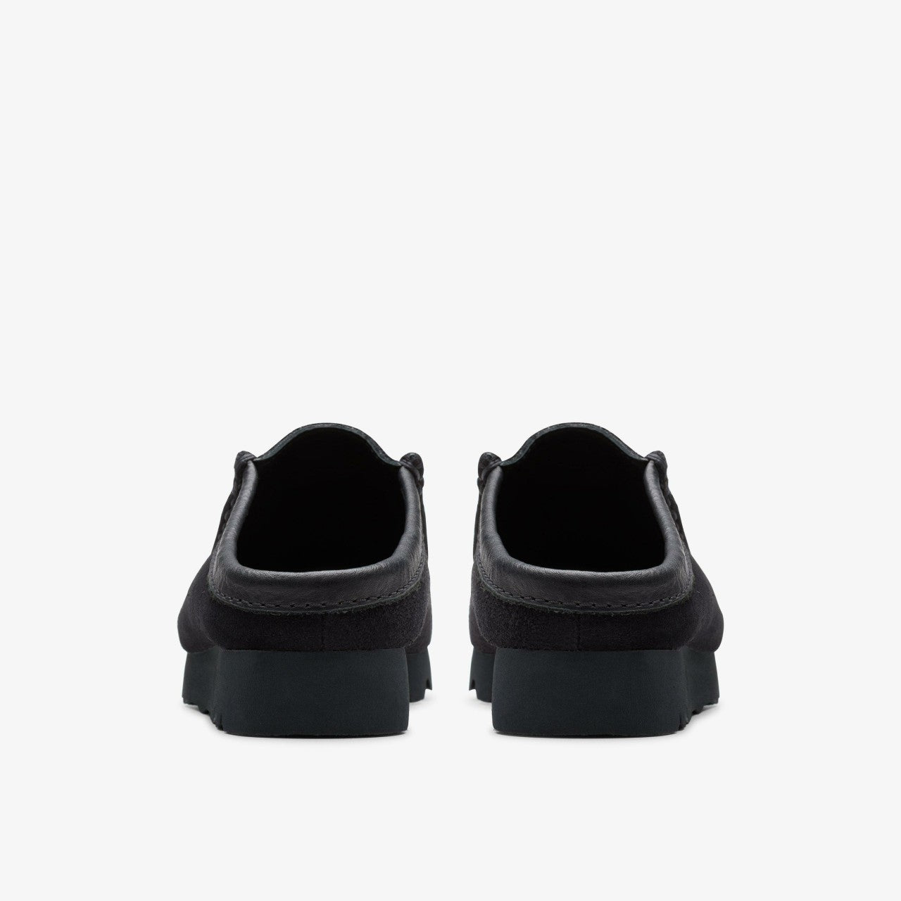 Wallabee Slip Black Suede Clarks Men