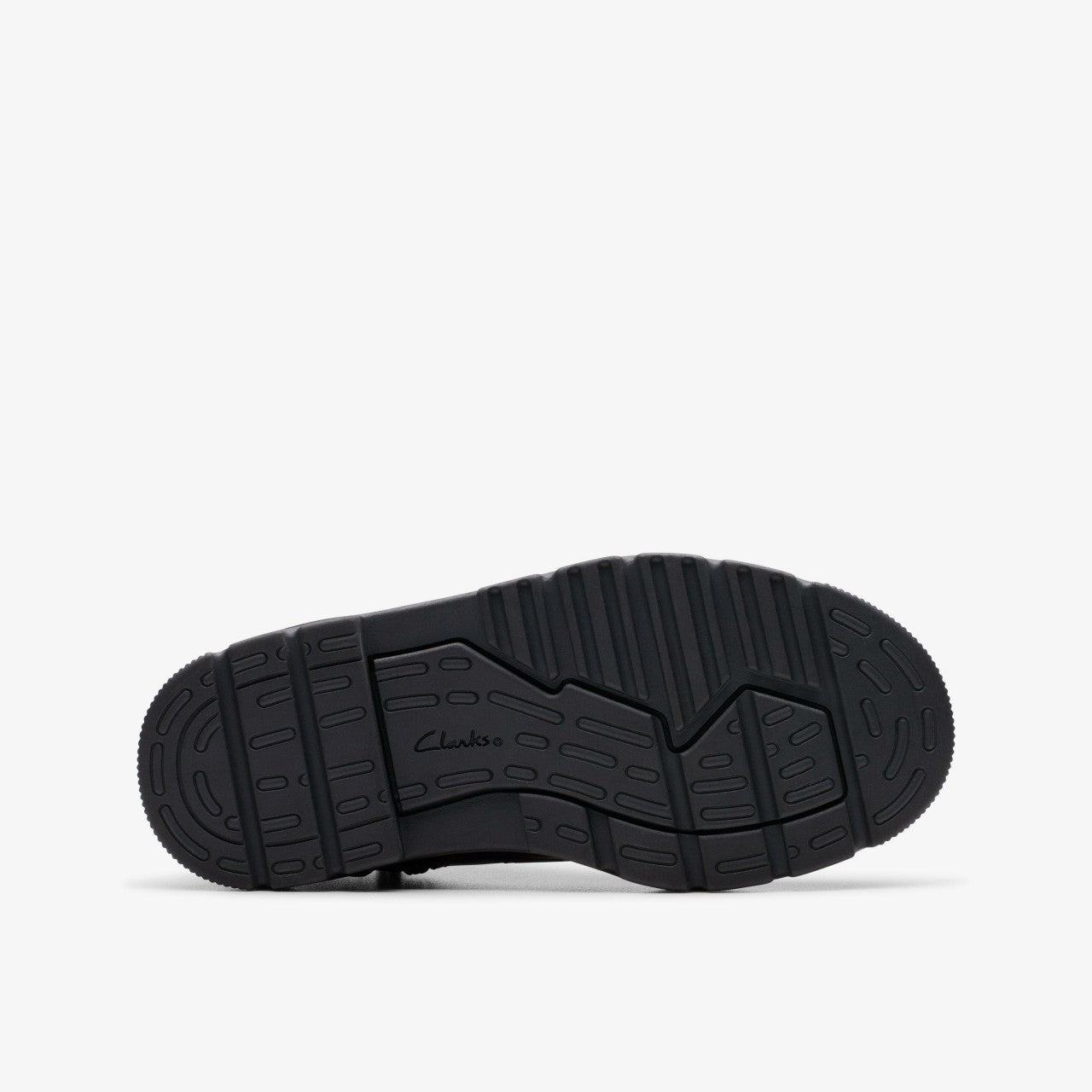Lorcam Trail Kid Black Leather Clarks Kids