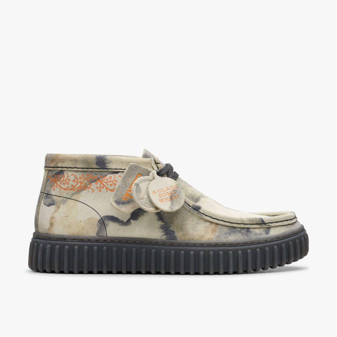 Torhill Tor Off White Camoflage Clarks Men