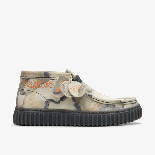 Torhill Tor Off White Camoflage Clarks Men