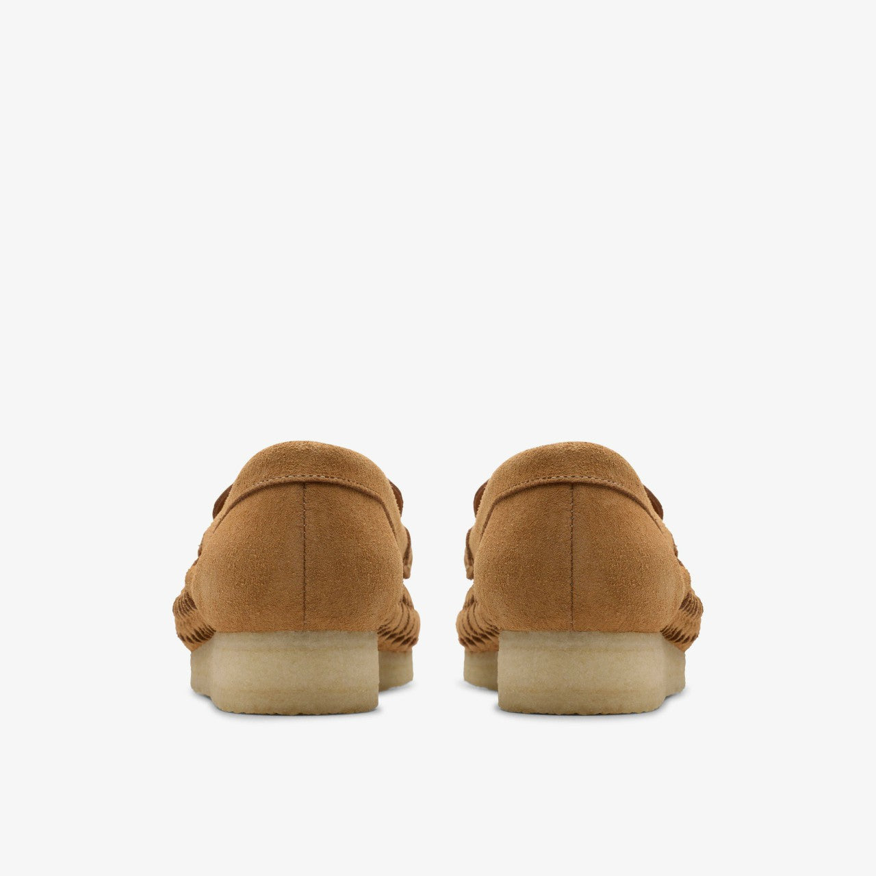 Wallabee Loafer Weave Tan Suede Clarks Women