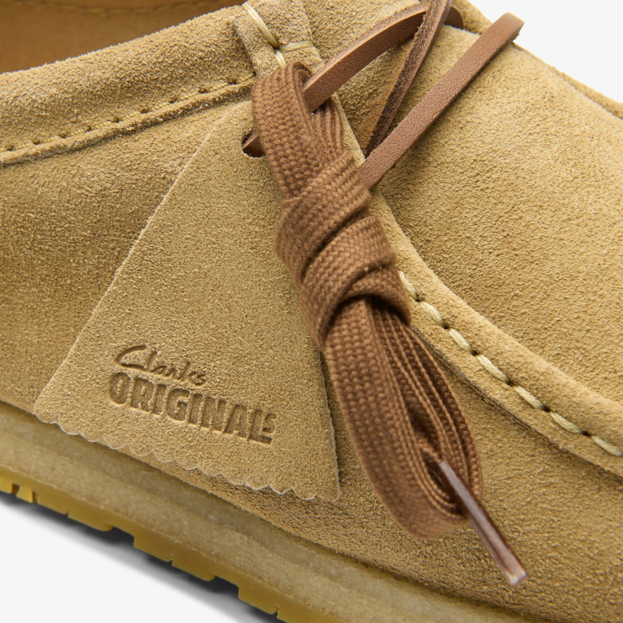 Godney Lace Dark Sand Suede Clarks Men