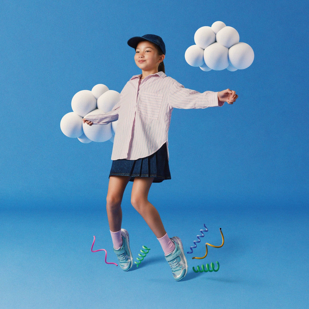 Tidal Shell Kid Light Blue Combination Clarks Kids