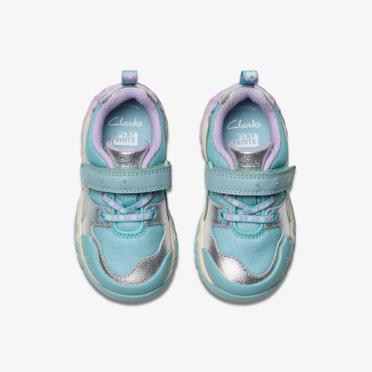 Tidal Shell Toddler Light Blue Combination Clarks Kids