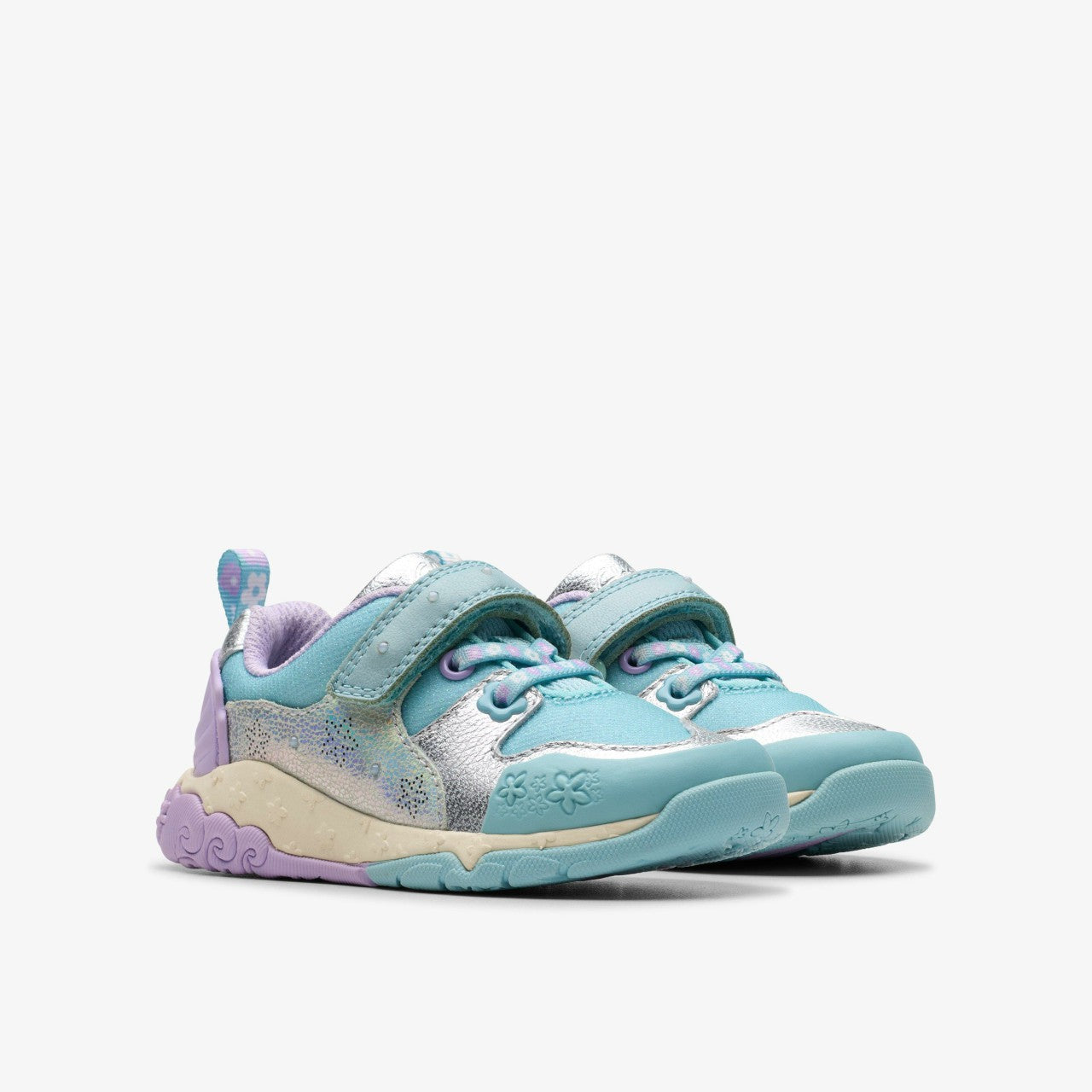 Tidal Shell Toddler Light Blue Combination Clarks Kids