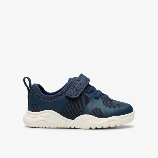 Feather Ath Toddler Navy Clarks Babies|Kids
