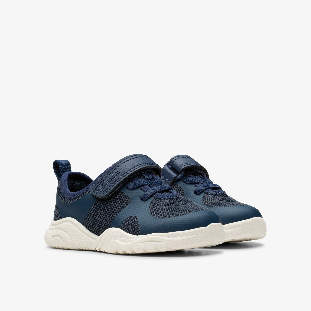 Feather Ath Toddler Navy Clarks Babies|Kids