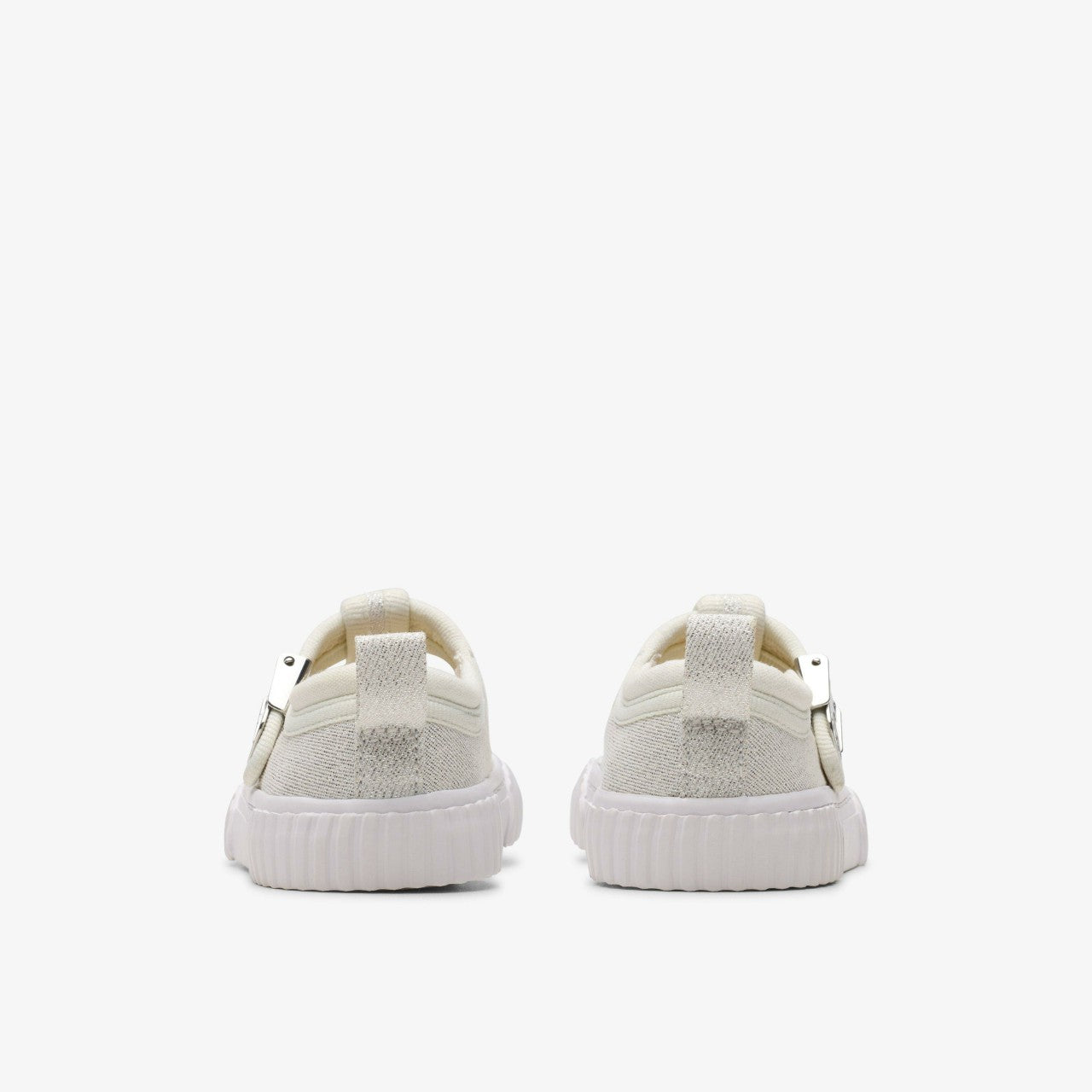 Foxing Berry Toddler Silver Fabric Clarks Kids|Babies