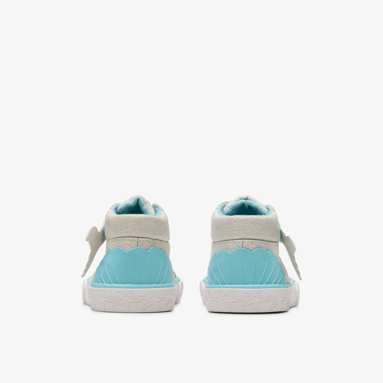 Foxing Wish Hi Toddler Silver Fabric Clarks Kids