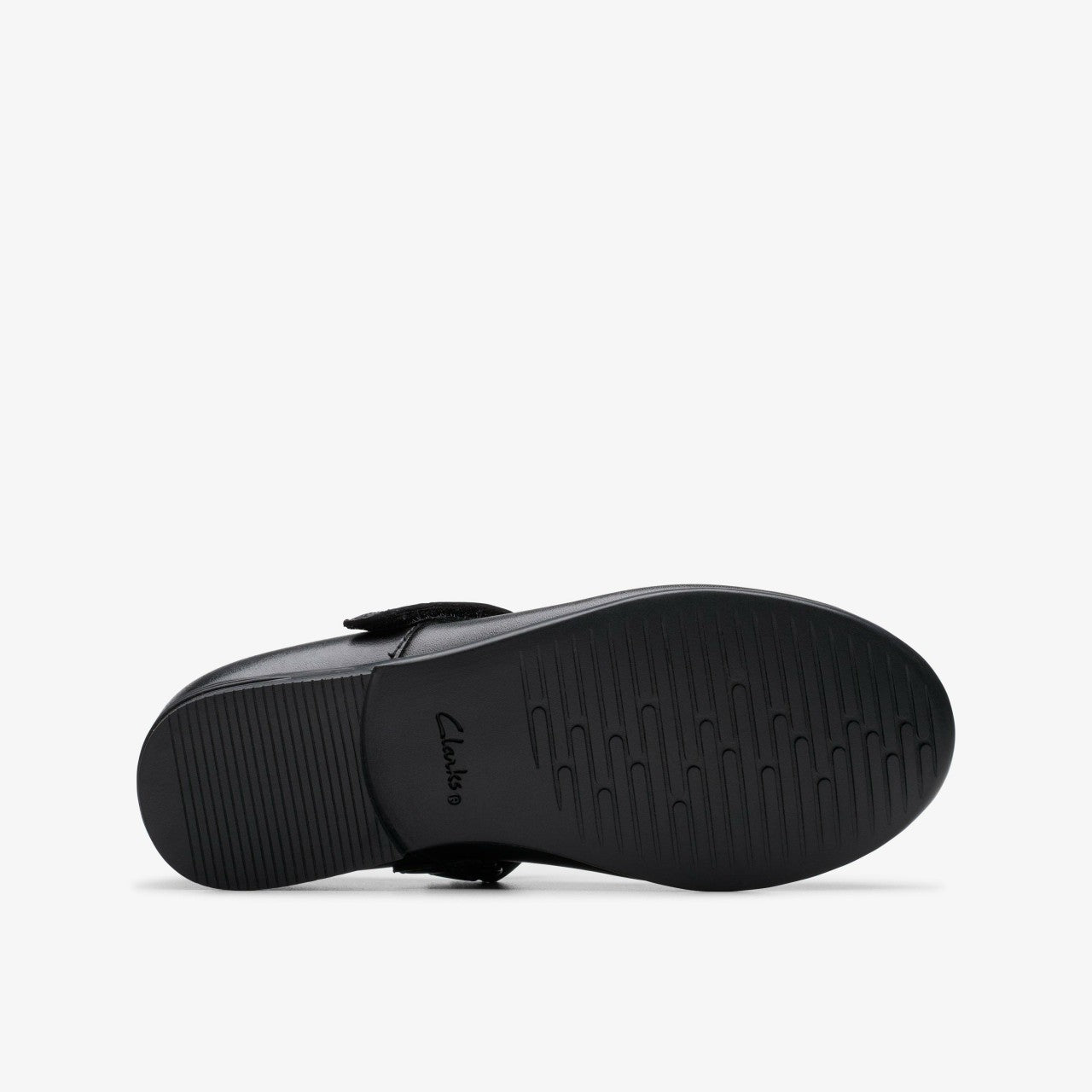 Finja Tap Kid Black Leather Clarks Kids