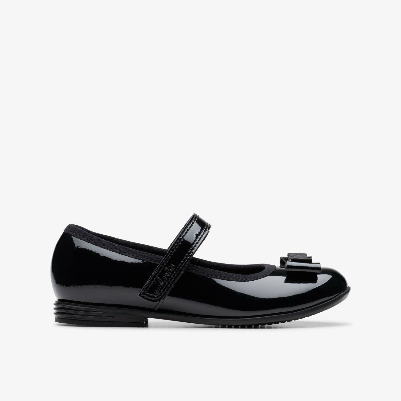 Finja Tap Kid Black Patent Clarks Kids