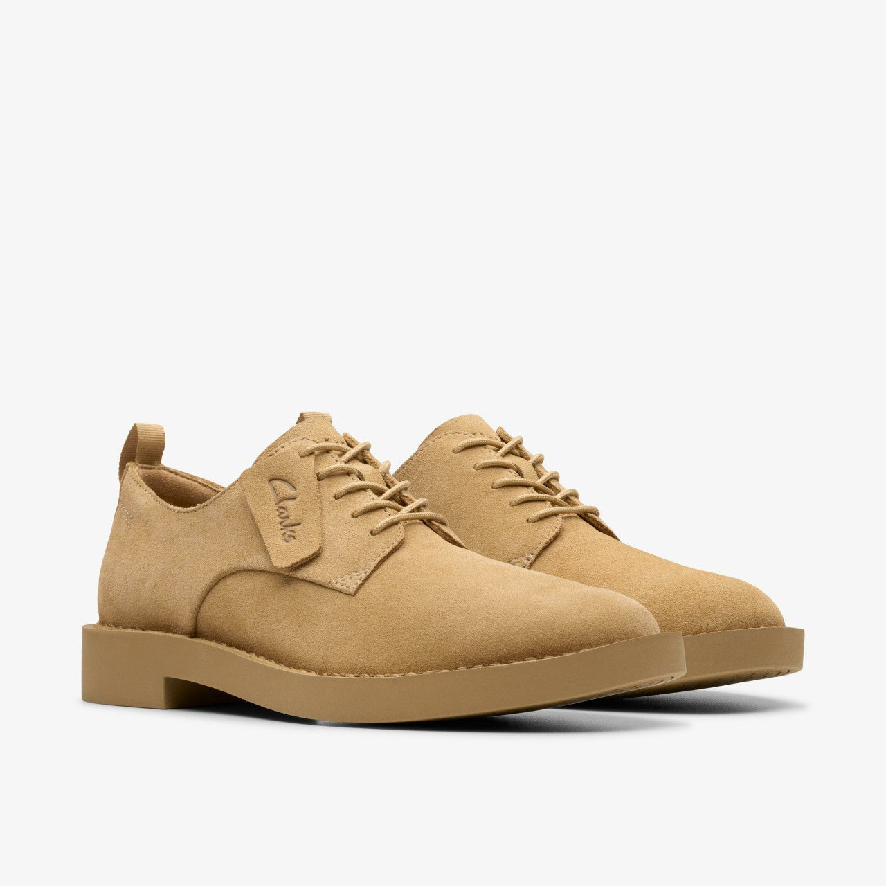 Martock Lace Dark Sand Suede Clarks Men