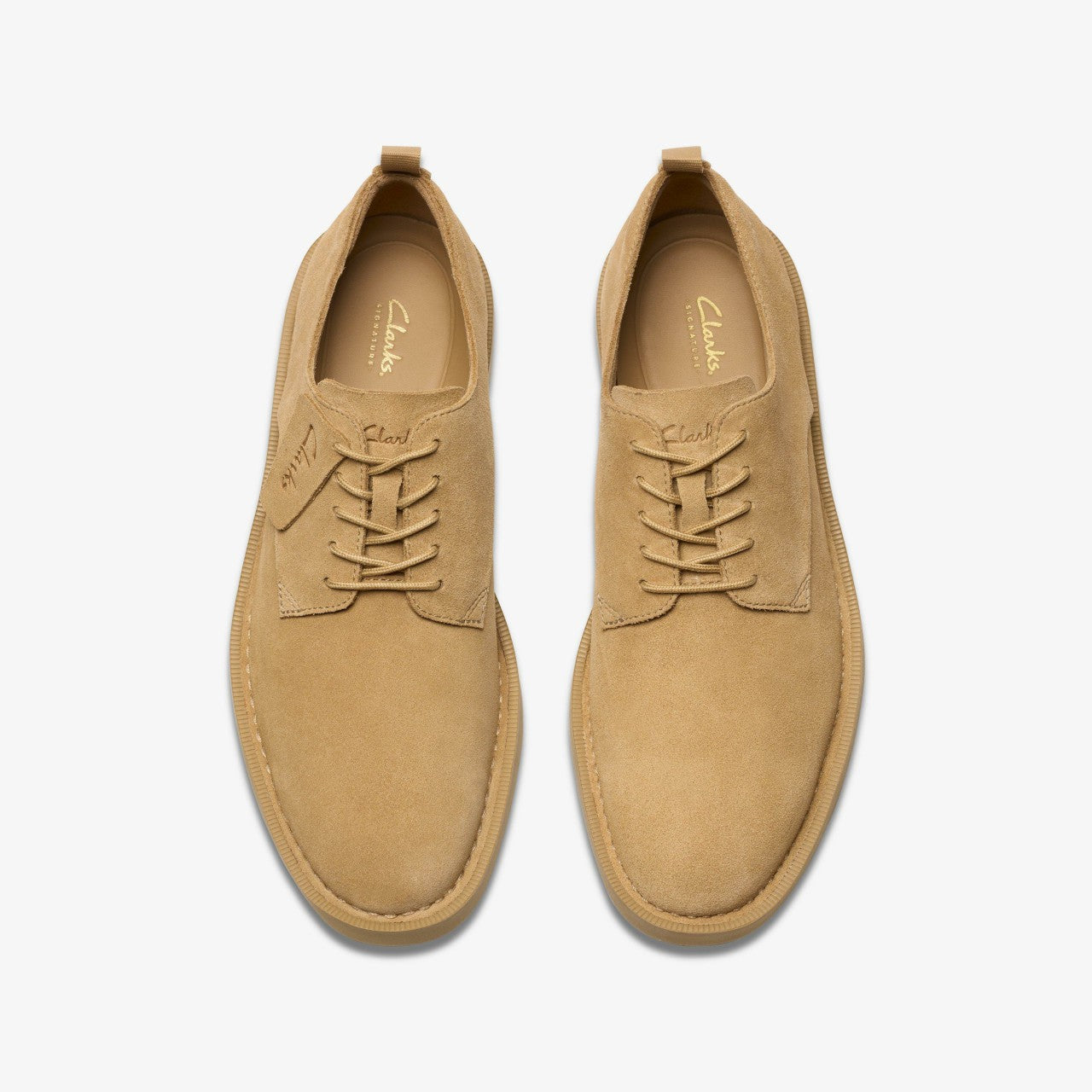 Martock Lace Dark Sand Suede Clarks Men