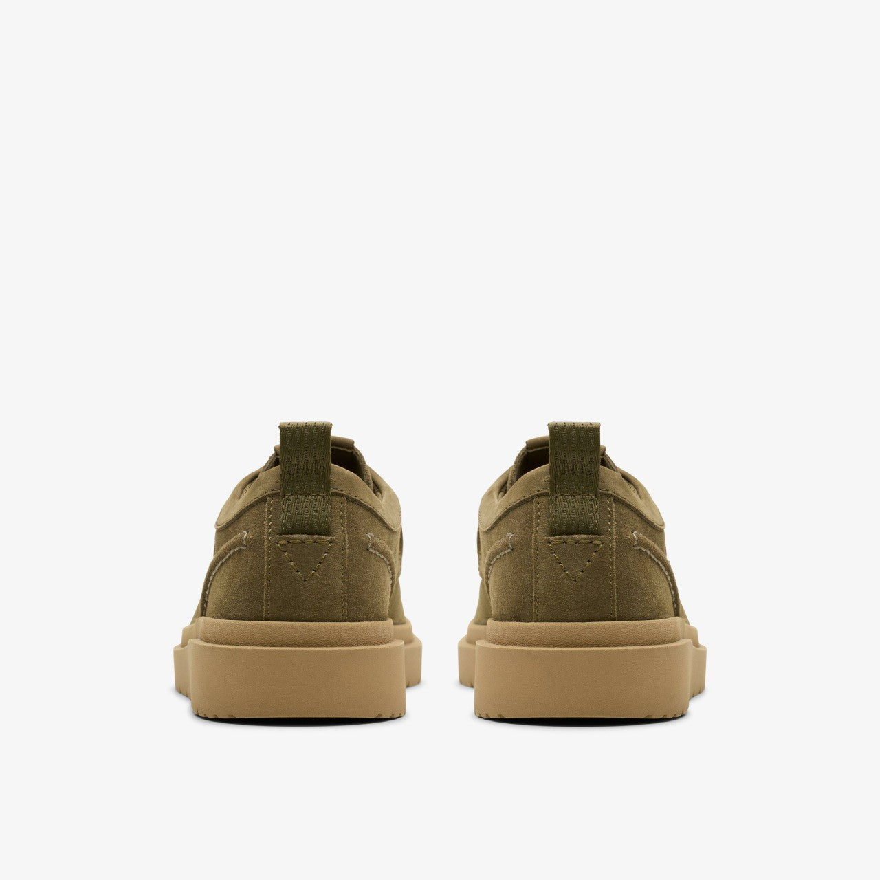 Polden Moc Olive Suede Clarks Men